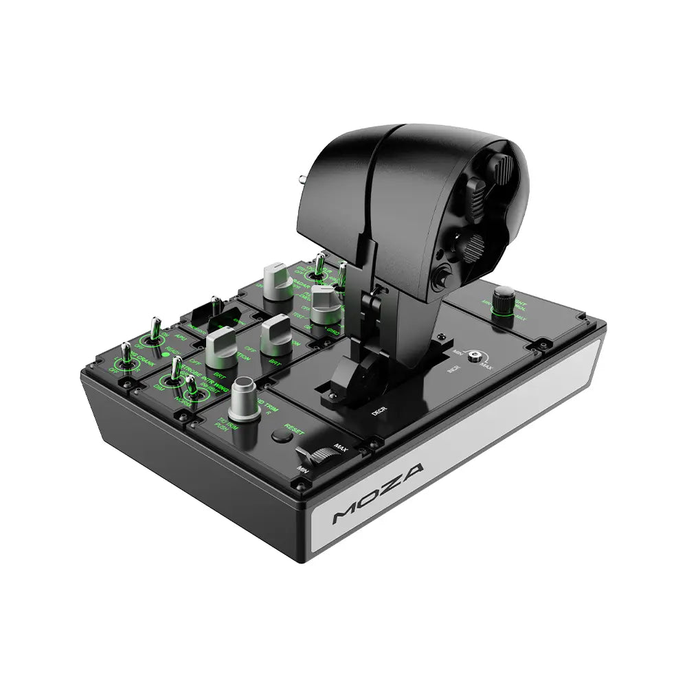 NexusFlight Twin Throttle – Fighter-Style Aluminium Throttle, 27 Switches, Adjustable Detents & Vibration – NexusFlight Twin Throttle fighter-style throttle – photo 1 of 4