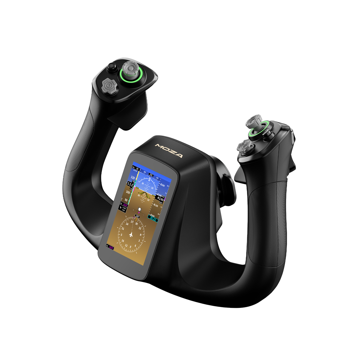 NexusFlight Yoke Pro – Airliner-Style Yoke Handle with 4.3" Touchscreen, 26 Inputs & Hall Sensors – NexusFlight Yoke Pro airliner yoke handle with touchscreen – photo 4 of 4