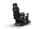 NexusHaul Truck Simulator – Aluminium Truck Simulator Cockpit with Suspension Truck Seat – NexusHaul truck simulator rig with suspension truck seat – photo 1 of 10