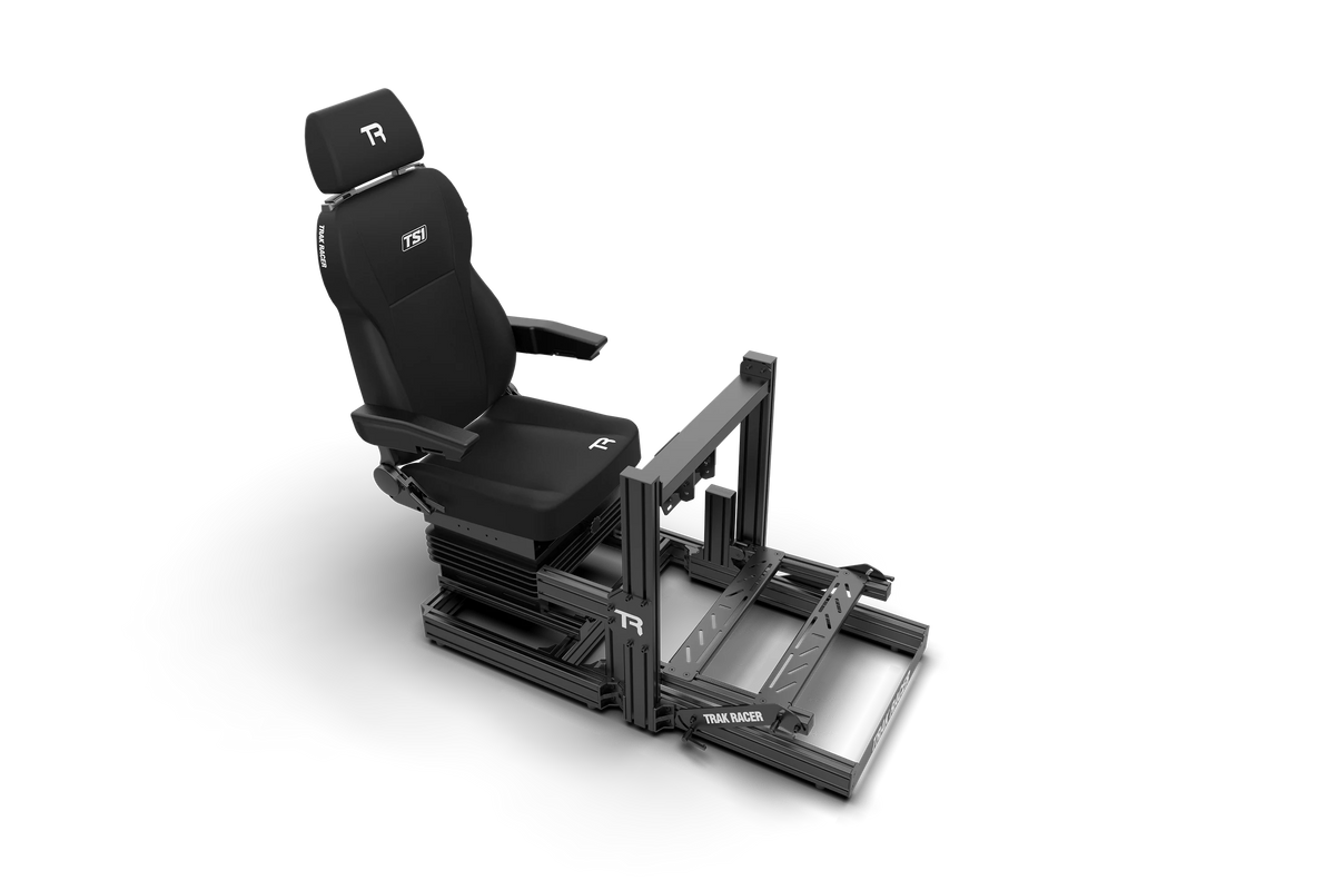 NexusHaul Truck Simulator – Aluminium Truck Simulator Cockpit with Suspension Truck Seat – NexusHaul truck simulator rig with suspension truck seat – photo 10 of 10