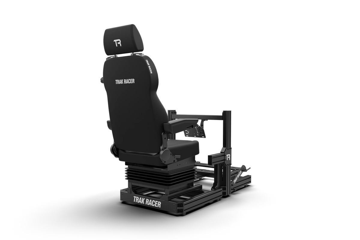 NexusHaul Truck Simulator – Aluminium Truck Simulator Cockpit with Suspension Truck Seat – NexusHaul truck simulator rig with suspension truck seat – photo 2 of 10