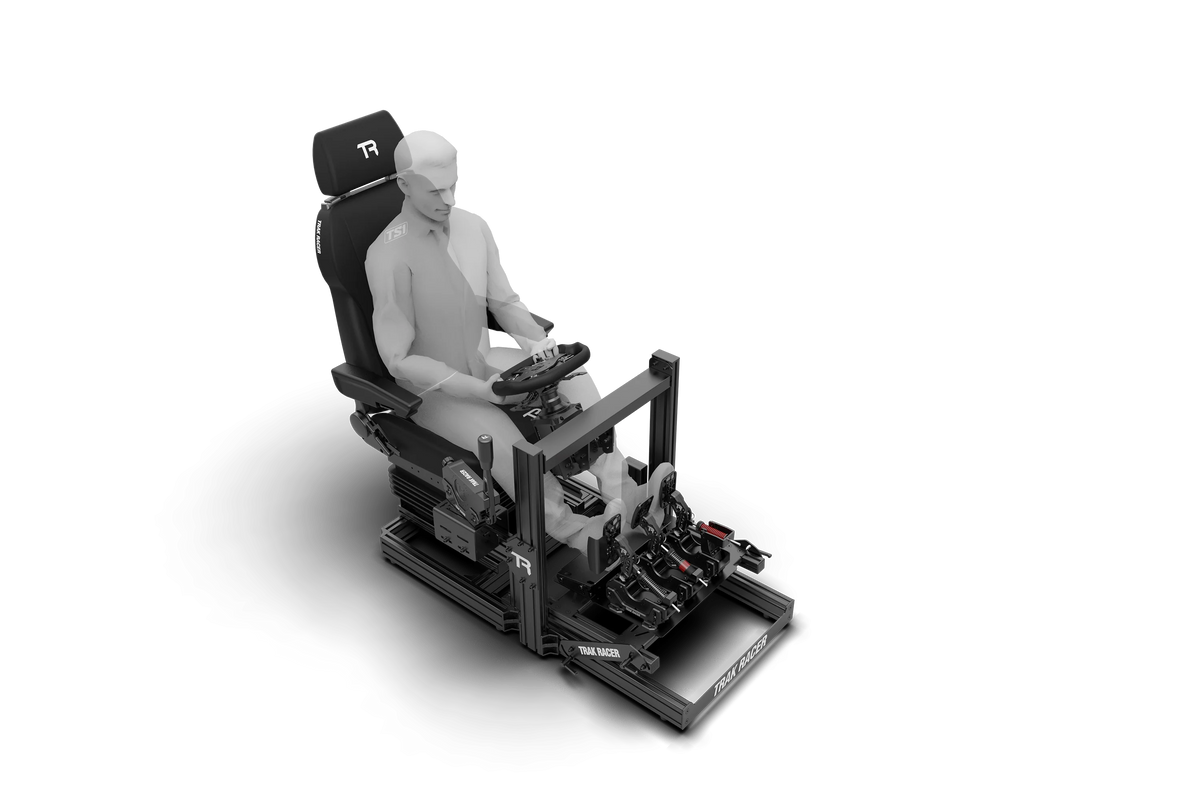 NexusHaul Truck Simulator – Aluminium Truck Simulator Cockpit with Suspension Truck Seat – NexusHaul truck simulator rig with suspension truck seat – photo 8 of 10