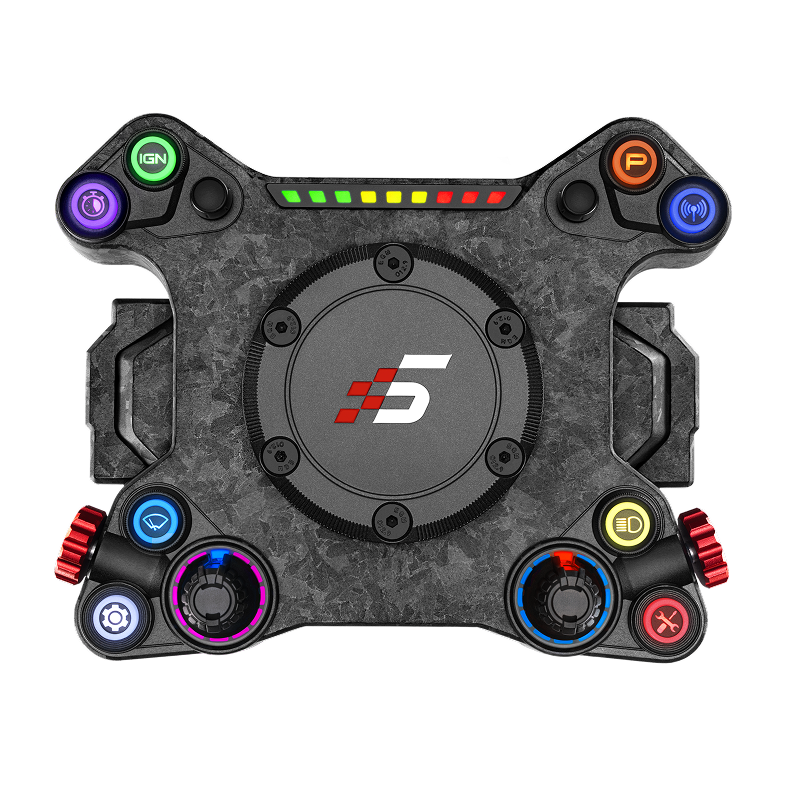 NexusHub X – Modular Steering Wheel Button Hub with RGB Rev Lights, QR50 Included – NexusHub X modular steering wheel button hub with rev lights – photo 1 of 6