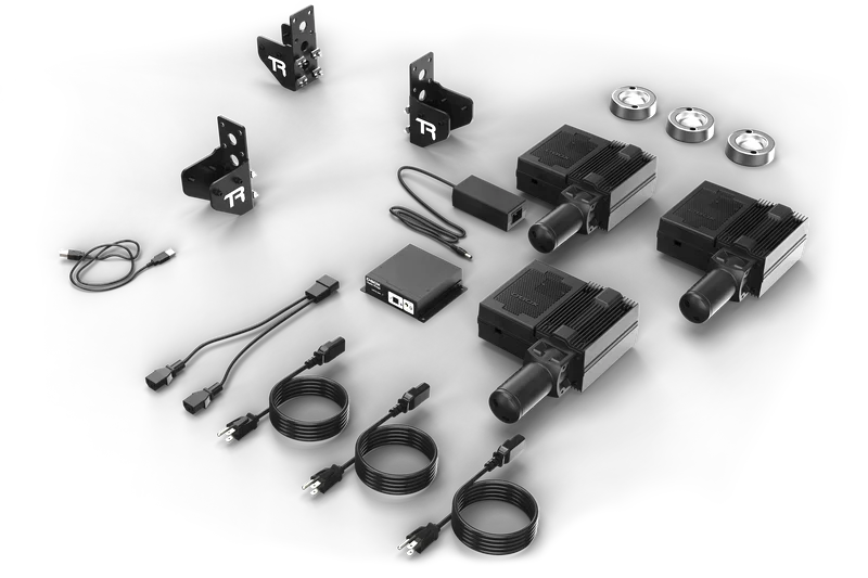 NexusMotion Pro 3-Actuator Haptic Motion System – 1.5" Stroke, 345 kg Capacity, with Brackets for Aluminium Rigs – NexusMotion Pro 3-actuator haptic motion system with mounting brackets – photo 5 of 11