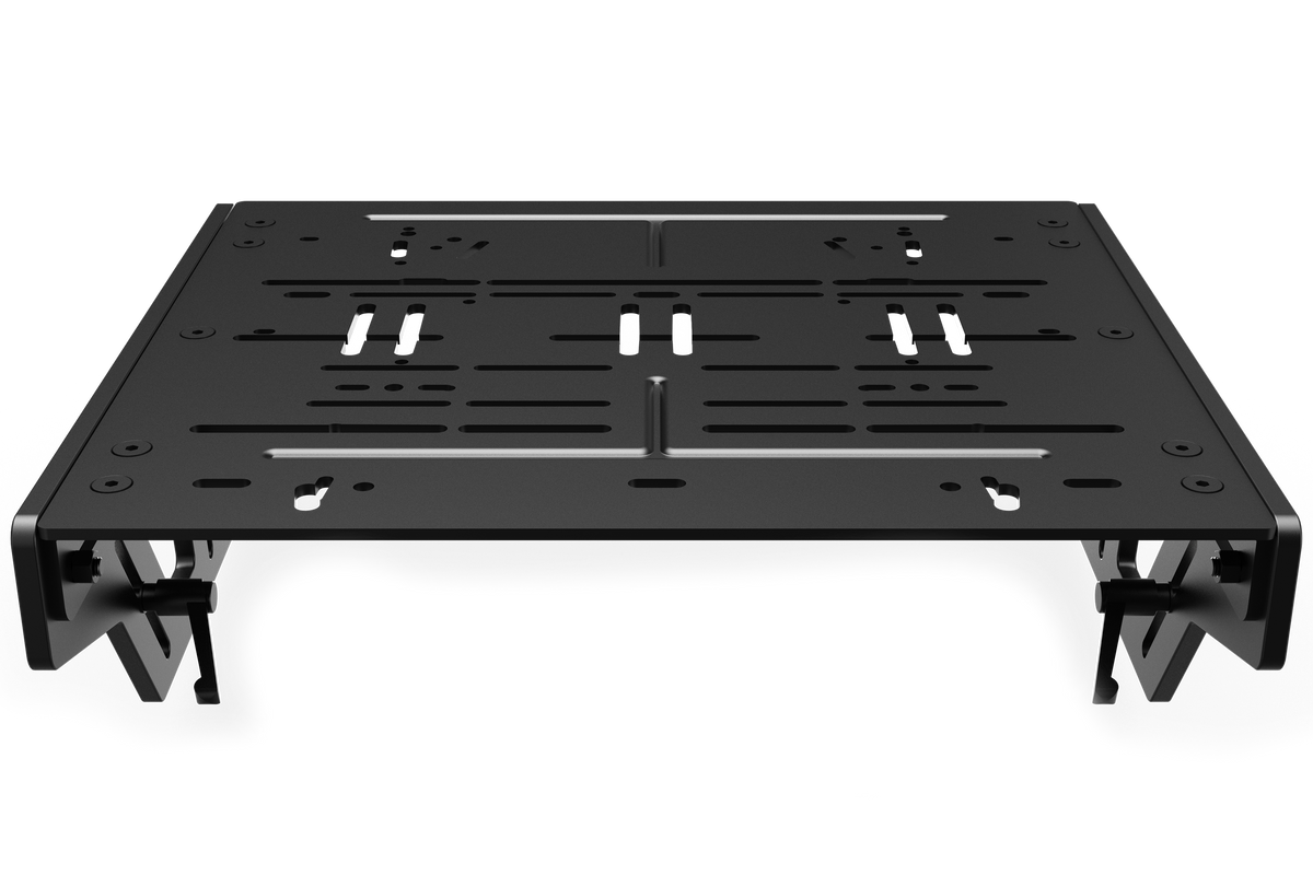 NexusMount Gen 2 Pedal Mount with Pre-Drilled Carbon Steel Pedal Plate – Above or Below Chassis, Tool-Free Angle – NexusMount Gen 2 pedal mount with pre-drilled carbon steel pedal plate – photo 3 of 6