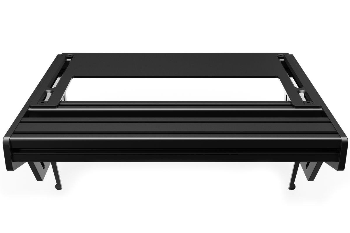 NexusMount Gen 2 Pedal Mount with Aluminium Profile Deck & Heel Rest – Above or Below Chassis, Tool-Free Angle – NexusMount Gen 2 pedal mount with aluminium profile deck and heel rest – photo 3 of 6