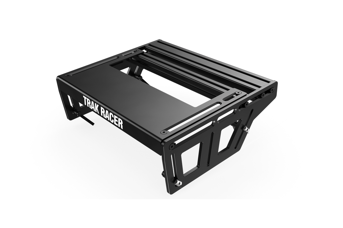 NexusMount Gen 2 Pedal Mount with Aluminium Profile Deck & Heel Rest – Above or Below Chassis, Tool-Free Angle – NexusMount Gen 2 pedal mount with aluminium profile deck and heel rest – photo 4 of 6