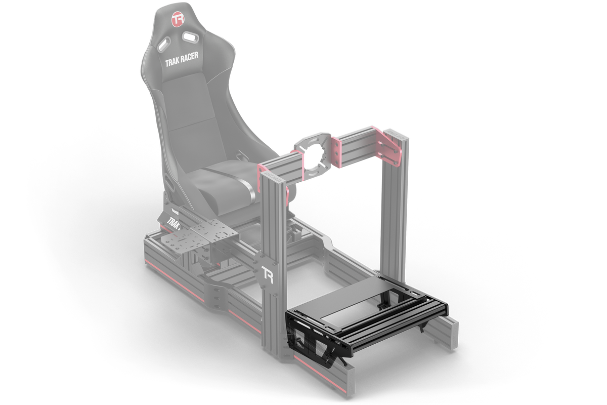 NexusMount Gen 2 Pedal Mount with Aluminium Profile Deck & Heel Rest – Above or Below Chassis, Tool-Free Angle – NexusMount Gen 2 pedal mount with aluminium profile deck and heel rest – photo 5 of 6