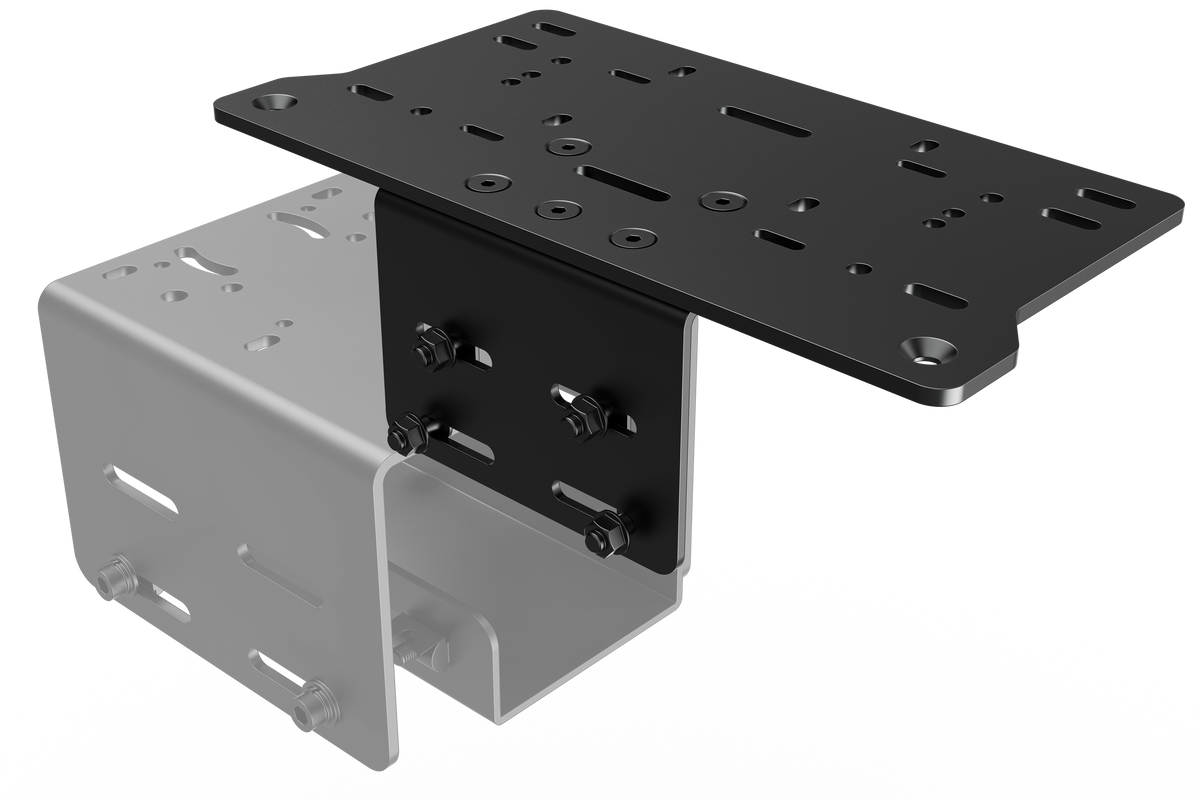 NexusMount Oversized Shifter Mount – For Large Shifters on 8 mm Slot Aluminium Profile Rigs – NexusMount oversized shifter mount on aluminium profile – photo 4 of 6