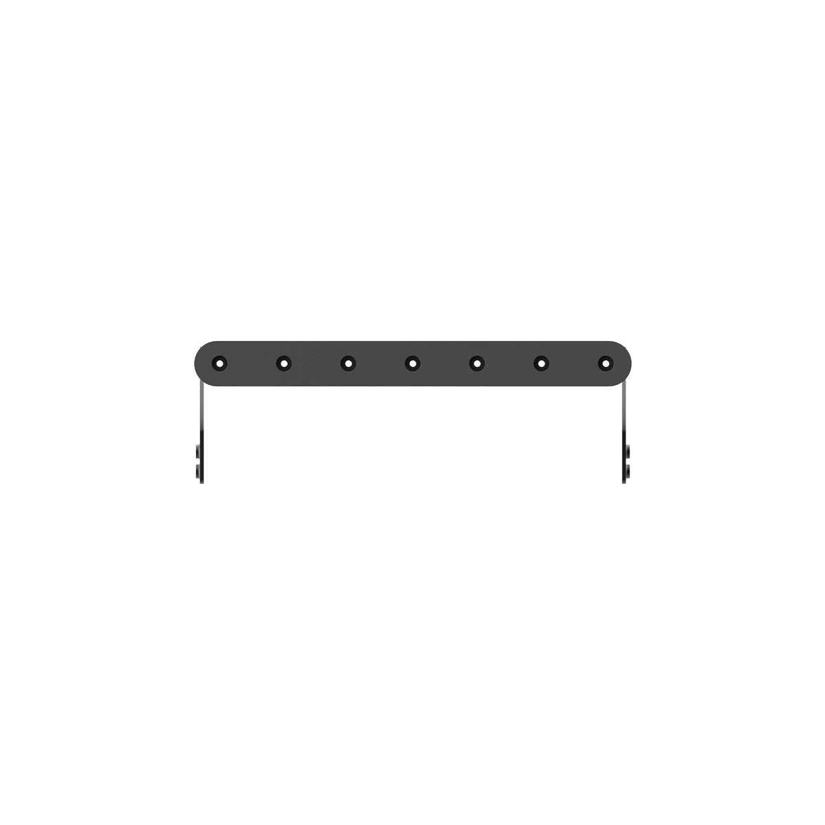 NexusPedal Core 2 Rear Support Bracket – Wall Brace That Stops Floor-Mounted Pedals Sliding – NexusPedal Core 2 rear support bracket bracing pedals against a wall – photo 3 of 4