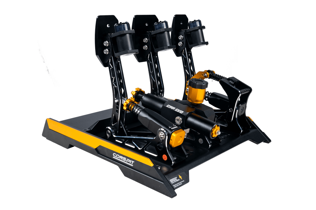 NexusPedal Hydraulic EVO – Dual-Stage Hydraulic 3-Pedal Set, 200 kg Brake & Built-In Haptics – NexusPedal Hydraulic EVO dual-stage hydraulic pedal set – photo 4 of 7