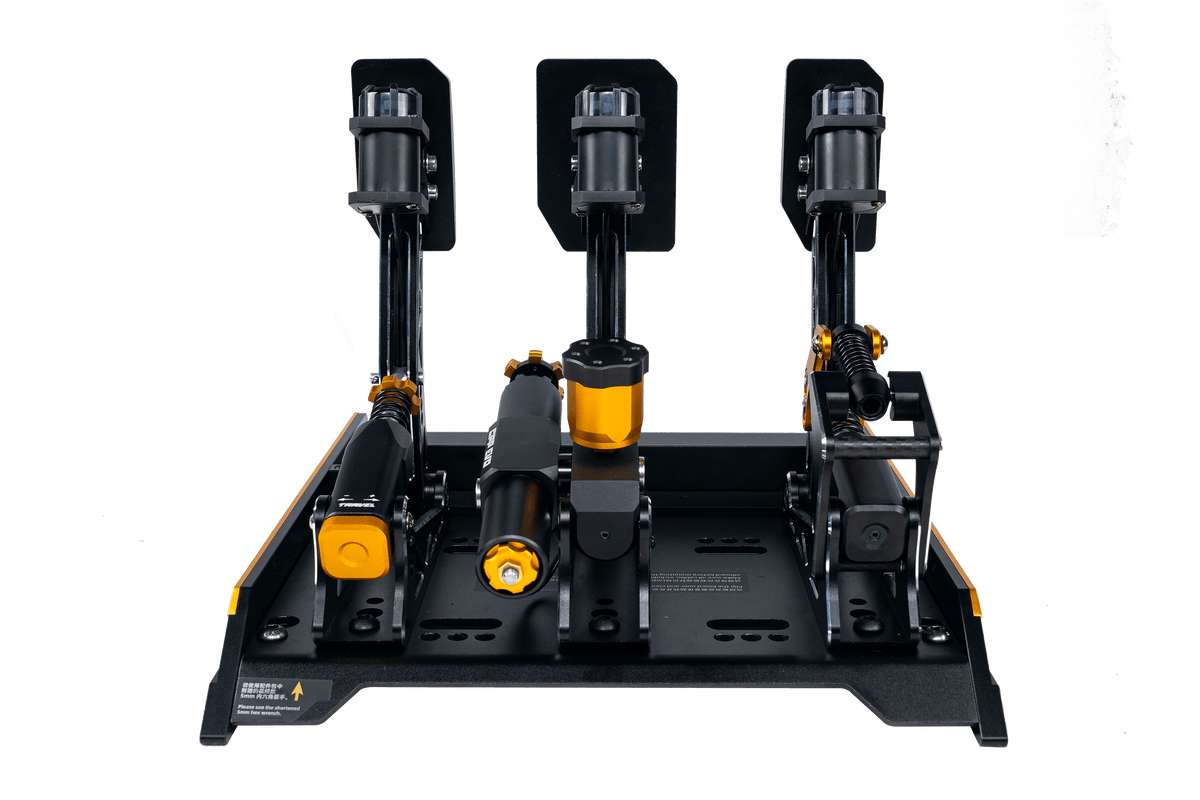 NexusPedal Hydraulic EVO – Dual-Stage Hydraulic 3-Pedal Set, 200 kg Brake & Built-In Haptics – NexusPedal Hydraulic EVO dual-stage hydraulic pedal set – photo 5 of 7