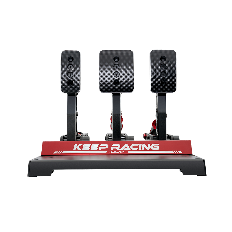 NexusPedal Pro 3-Pedal Set – 100 kg Load Cell Brake, Hall Throttle & Clutch, Modular – NexusPedal Pro 3-pedal load cell sim racing pedal set – photo 2 of 9
