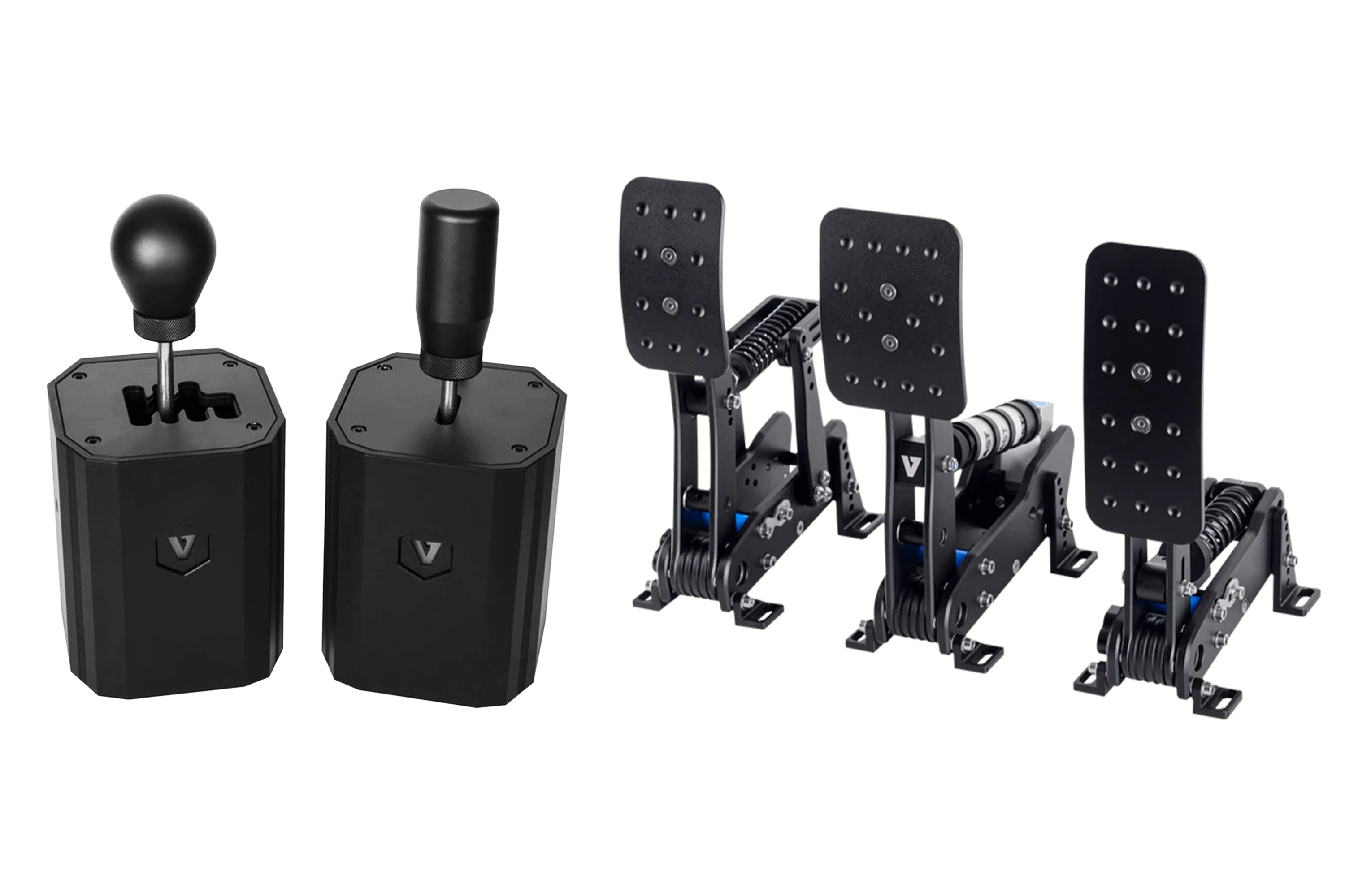 NexusPedal Race 3-Pedal Set + NexusShift Dual-Mode 7-Speed Shifter Bundle – 3-pedal set with dual-mode H-pattern and sequential shifter – photo 1 of 8