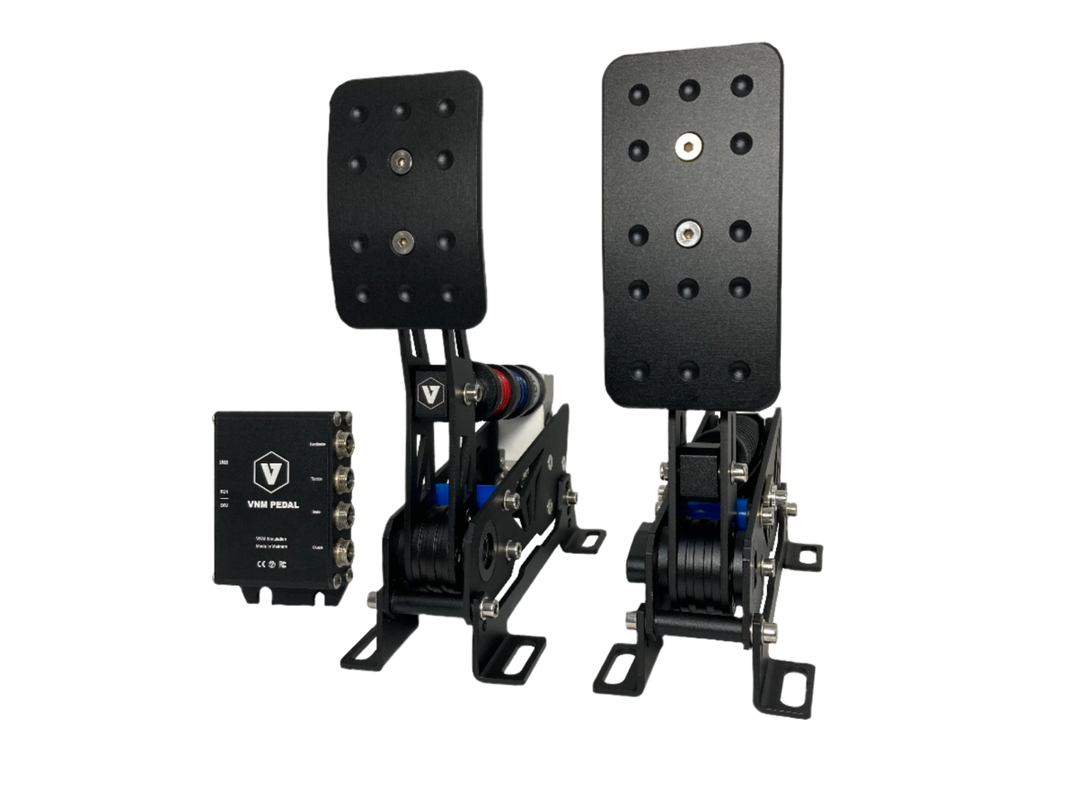 NexusPedal Race Lite 2-Pedal Set – 200 kg Load Cell Brake & Contactless Throttle – NexusPedal Race Lite 2-pedal load cell set – photo 1 of 6