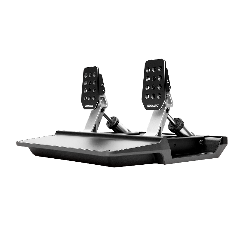 NexusPedal Sport 2-Pedal Set – Dual-Sensor Load Cell & Hall Brake, Adjustable Throttle – NexusPedal Sport 2-pedal load cell sim racing pedal set – photo 1 of 6
