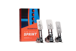 NexusPedal Sprint 3-Pedal Set – Load Cell Brake (65 kg), Throttle & Clutch, Stainless Steel, Black