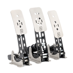 NexusPedal Sprint 3-Pedal Set – Load Cell Brake (65 kg), Throttle & Clutch, Stainless Steel, Black – NexusPedal Sprint load cell 3-pedal set with clutch in black – photo 2 of 7