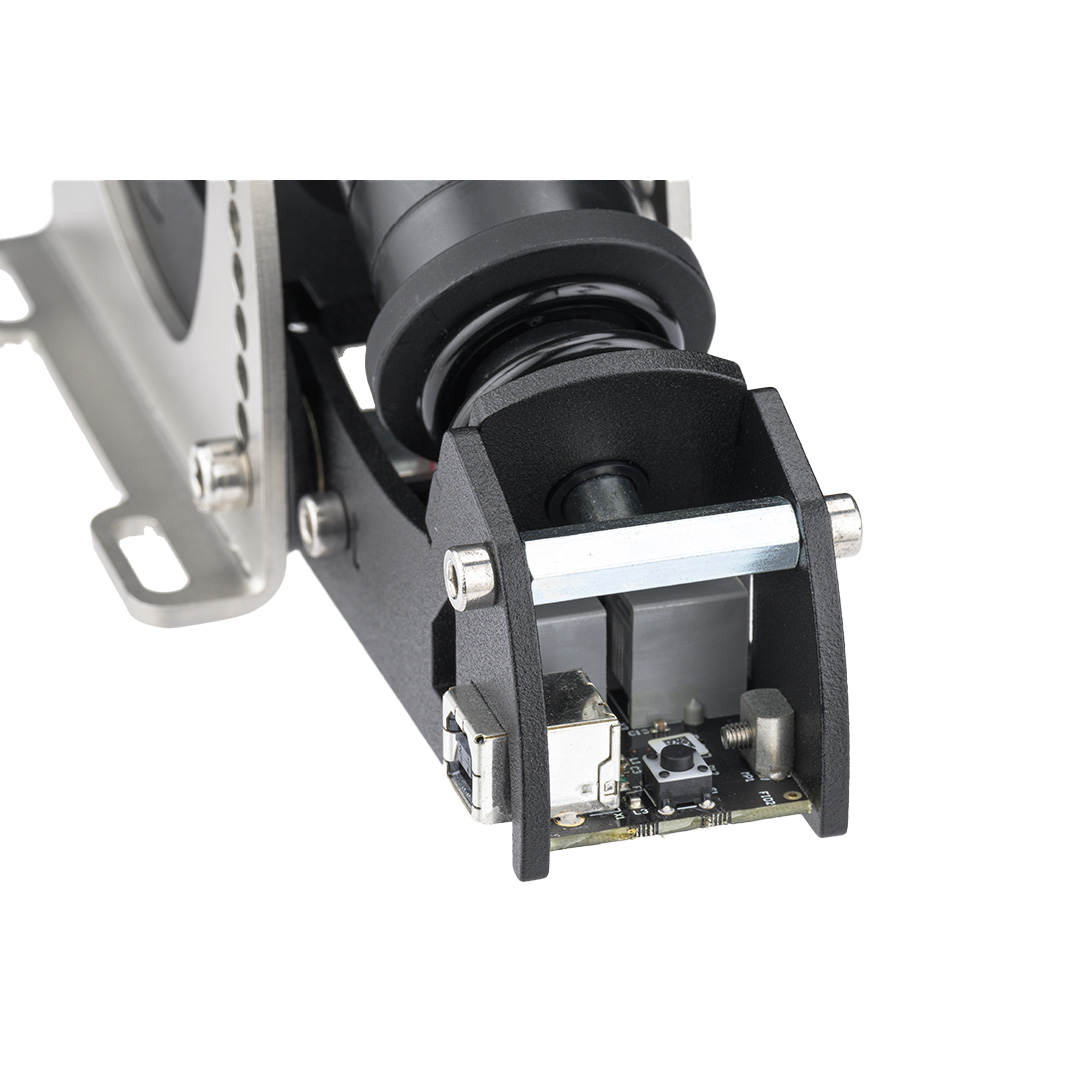 NexusPedal Sprint 3-Pedal Set – Load Cell Brake (65 kg), Throttle & Clutch, Stainless Steel, Black – NexusPedal Sprint load cell 3-pedal set with clutch in black – photo 5 of 7