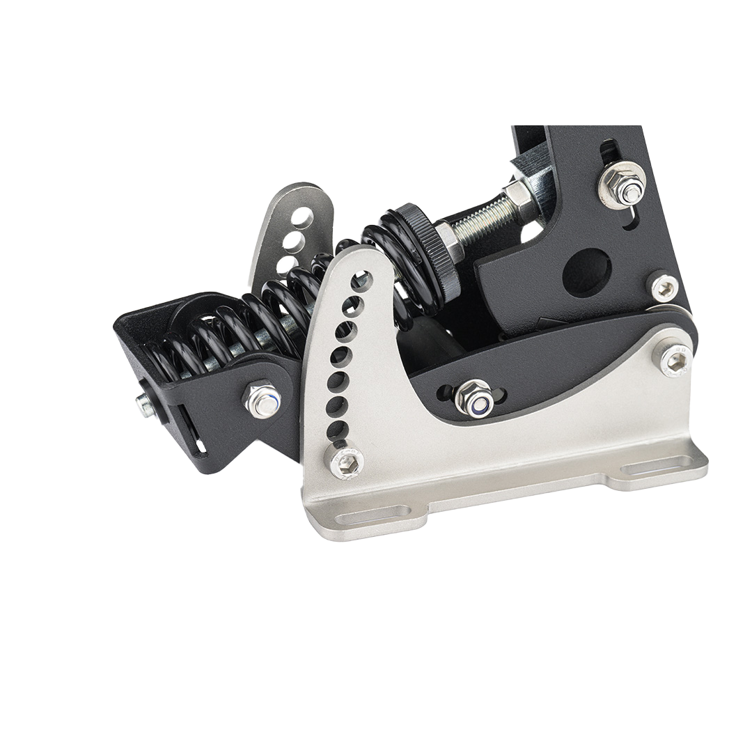 NexusPedal Sprint 3-Pedal Set – Load Cell Brake (65 kg), Throttle & Clutch, Stainless Steel, Black – NexusPedal Sprint load cell 3-pedal set with clutch in black – photo 7 of 7