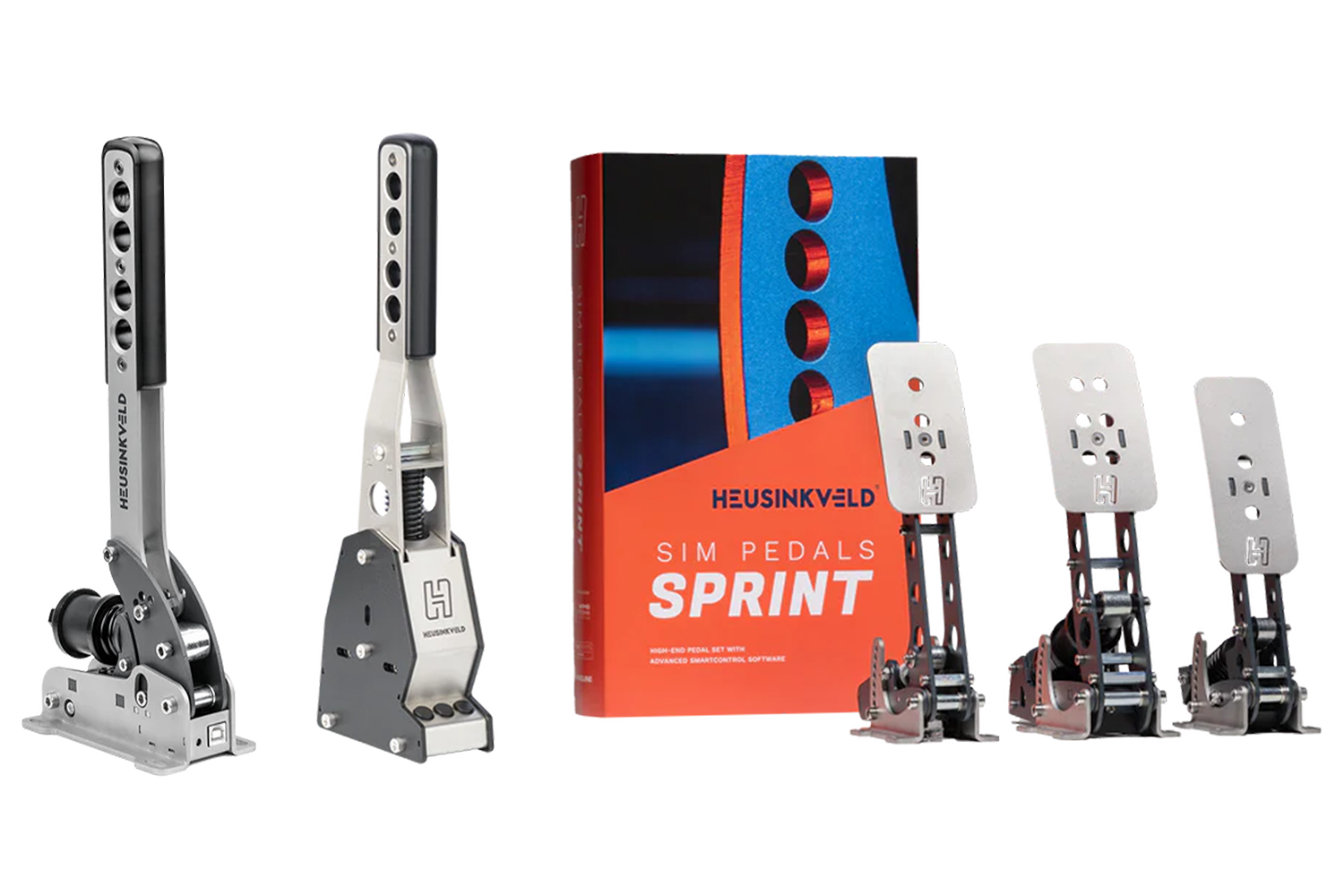 NexusPedal Sprint 3-Pedal Set, NexusShift Mag Shifter & NexusBrake Pro Handbrake Bundle – load cell pedals, magnetic shifter and handbrake bundle – photo 1 of 17