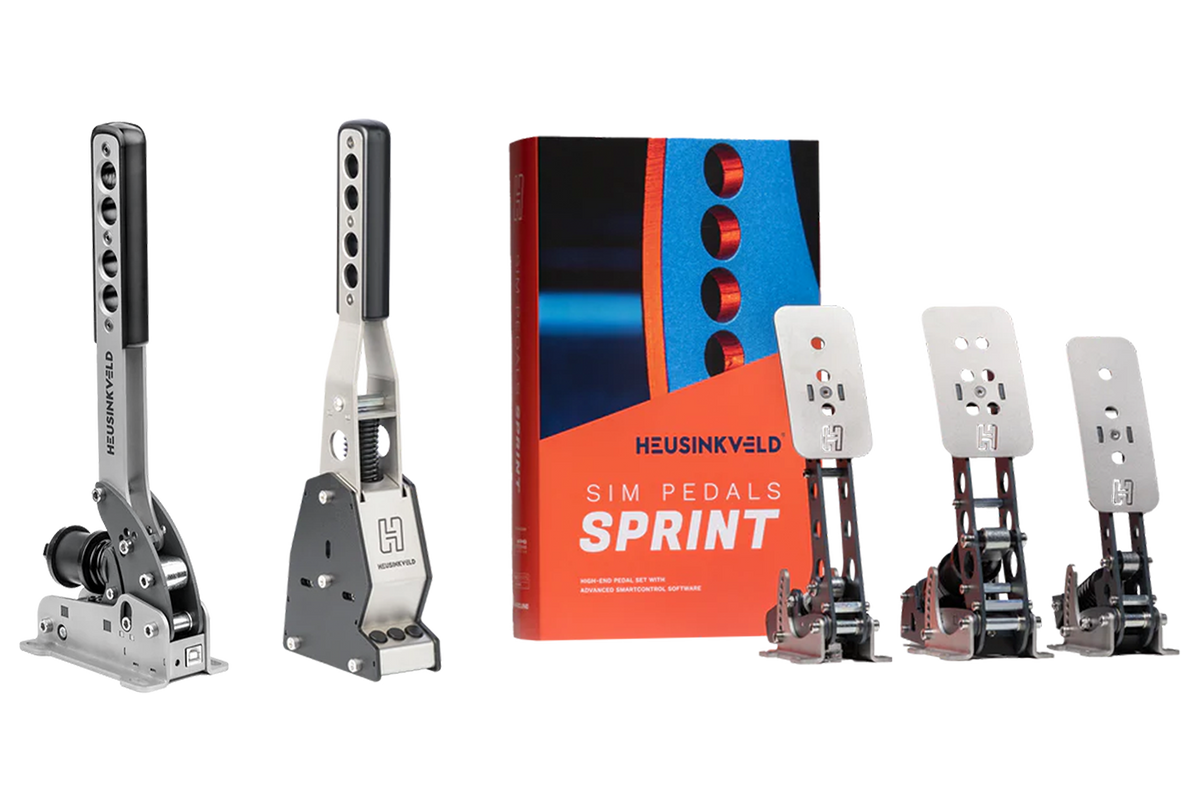 NexusPedal Sprint 3-Pedal Set, NexusShift Mag Shifter & NexusBrake Pro Handbrake Bundle – load cell pedals, magnetic shifter and handbrake bundle – photo 1 of 17