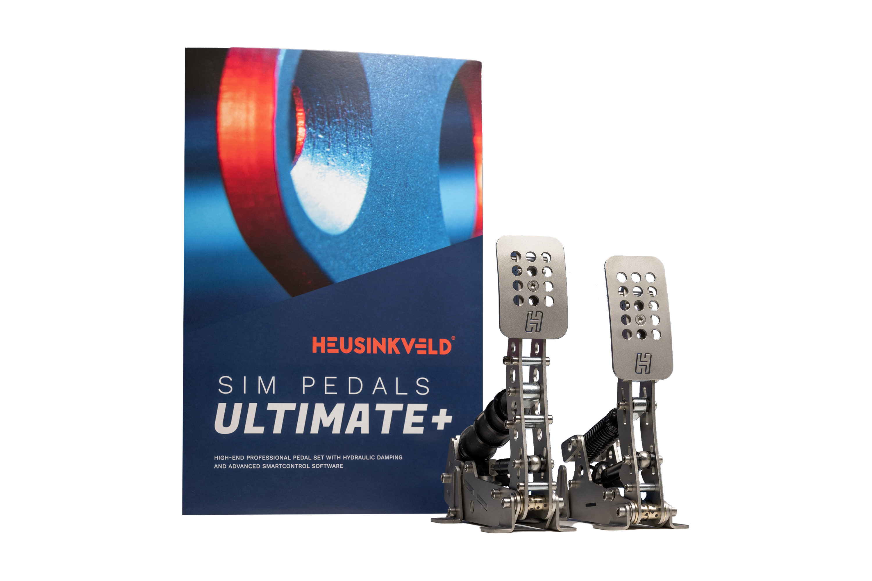 NexusPedal Ultimate+ 2-Pedal Set – 140 kg Load Cell Brake & Load Cell Throttle, Hydraulic Damping – NexusPedal Ultimate+ hydraulic load cell 2-pedal set – photo 1 of 10