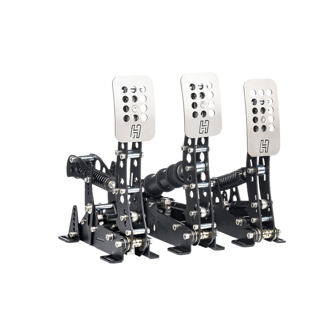NexusPedal Ultimate+ 3-Pedal Set – 140 kg Load Cell Brake, Hydraulic Damping, Throttle & Clutch – NexusPedal Ultimate+ hydraulic load cell 3-pedal set – photo 1 of 7