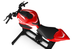 NexusRide Moto Simulator – Motorcycle Simulator for Home with Body Lean & Counter-Steering – NexusRide Moto motorcycle simulator with lean and handlebars – photo 2 of 7