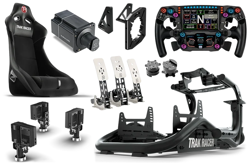 NexusRig Apex Motion Simulator Bundle – 3-Actuator Motion, 25 Nm Base, LCD Wheel & 3 Pedals (Shifter & Handbrake Options) – NexusRig Apex motion racing simulator bundle with three actuators – photo 1 of 15