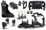 NexusRig Apex Motion Simulator Bundle – 3-Actuator Motion, 25 Nm Base, LCD Wheel & 3 Pedals (Shifter & Handbrake Options) – NexusRig Apex motion racing simulator bundle with three actuators – photo 1 of 15