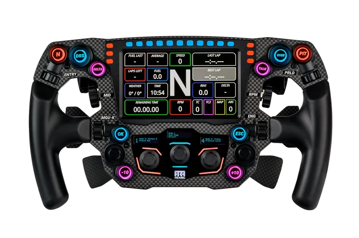 NexusRig Apex Motion Simulator Bundle – 3-Actuator Motion, 25 Nm Base, LCD Wheel & 3 Pedals (Shifter & Handbrake Options) – NexusRig Apex motion racing simulator bundle with three actuators – photo 6 of 15