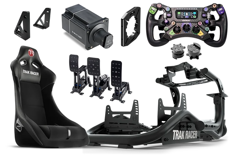 NexusRig Apex PC Simulator Bundle – Cockpit, Seat, 25 Nm Base, GT Wheel & Pedals (Shifter & Handbrake Options) – NexusRig Apex PC racing simulator bundle with direct drive wheel – photo 1 of 15