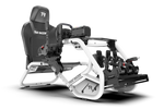NexusRig Compact – Steel Sim Racing Cockpit with Seat, Reclined & Upright, Up to 25 Nm – NexusRig Compact steel sim racing cockpit with reclining seat – photo 1 of 10