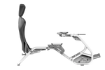 NexusRig Compact – Steel Sim Racing Cockpit with Seat, Reclined & Upright, Up to 25 Nm – NexusRig Compact steel sim racing cockpit with reclining seat – photo 2 of 10