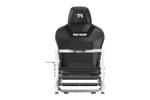 NexusRig Compact – Steel Sim Racing Cockpit with Seat, Reclined & Upright, Up to 25 Nm – NexusRig Compact steel sim racing cockpit with reclining seat – photo 3 of 10