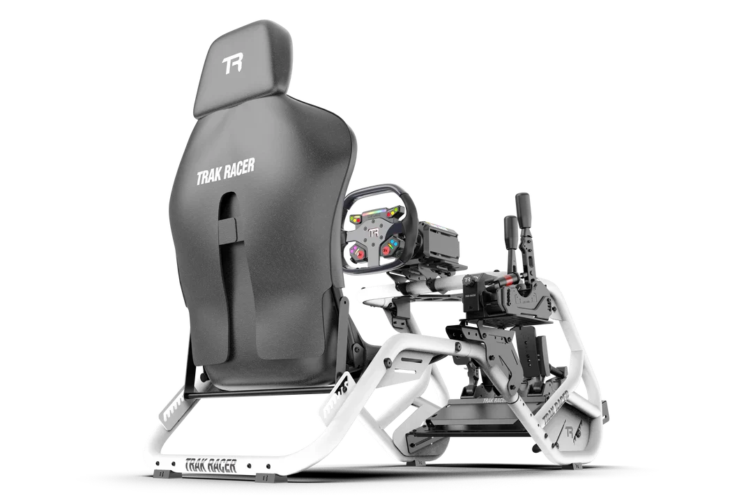 NexusRig Compact – Steel Sim Racing Cockpit with Seat, Reclined & Upright, Up to 25 Nm – NexusRig Compact steel sim racing cockpit with reclining seat – photo 4 of 10