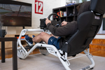 NexusRig Compact – Steel Sim Racing Cockpit with Seat, Reclined & Upright, Up to 25 Nm – NexusRig Compact steel sim racing cockpit with reclining seat – photo 5 of 10
