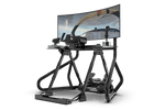 NexusRig Fold Flight Stand – Foldable Flight Sim Stand for Yoke, HOTAS & Rudder Pedals – NexusRig Fold foldable flight sim stand with yoke and side mounts – photo 10 of 14