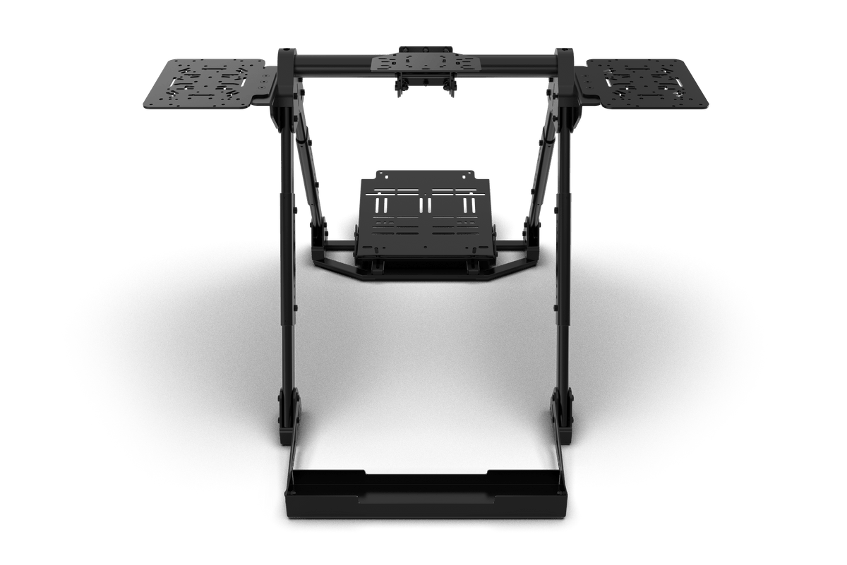 NexusRig Fold Flight Stand – Foldable Flight Sim Stand for Yoke, HOTAS & Rudder Pedals – NexusRig Fold foldable flight sim stand with yoke and side mounts – photo 13 of 14