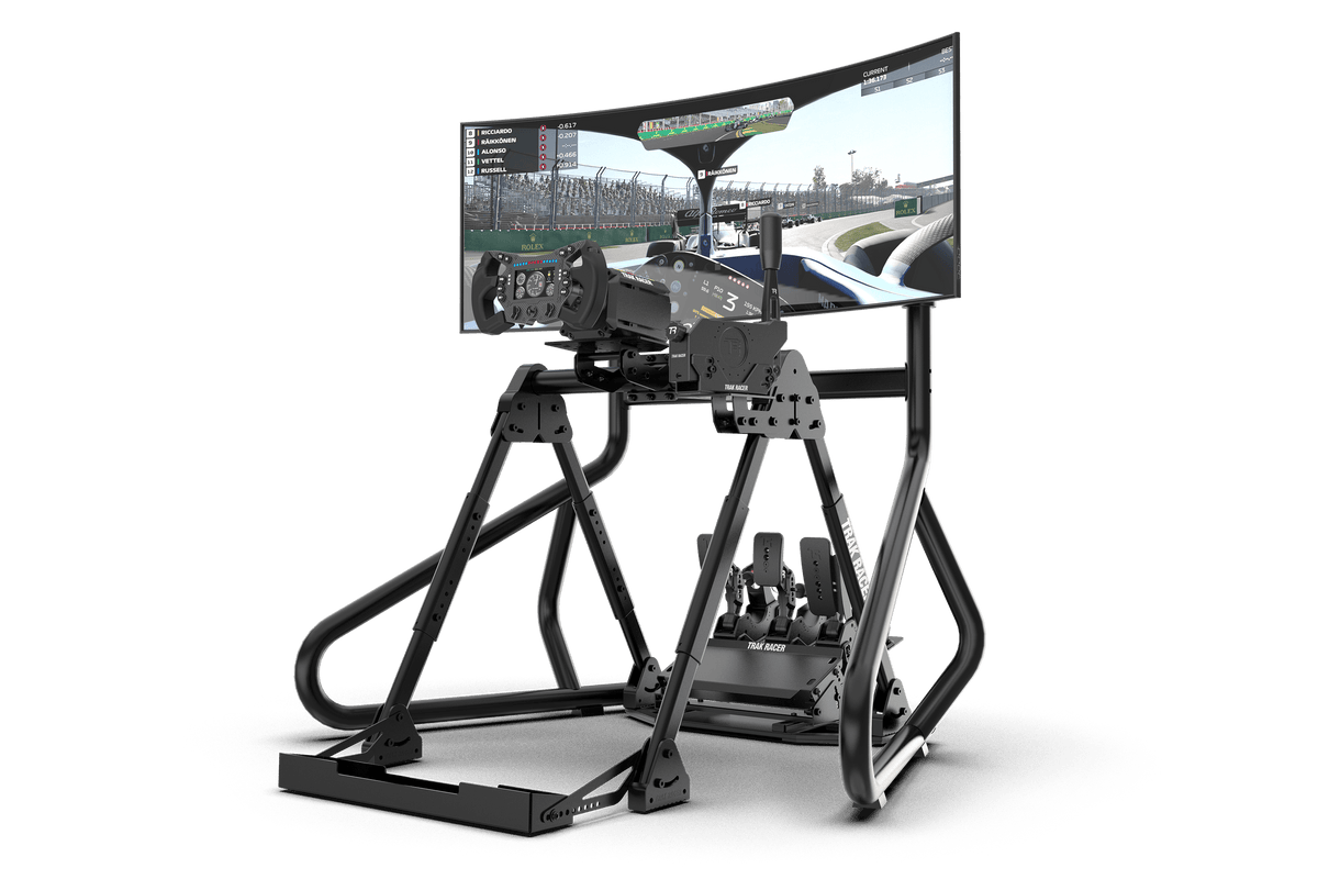 NexusRig Fold Wheel Stand – Foldable Steel Racing Wheel Stand for Direct Drive, Office Chair Ready – NexusRig Fold foldable steel racing wheel stand – photo 12 of 14