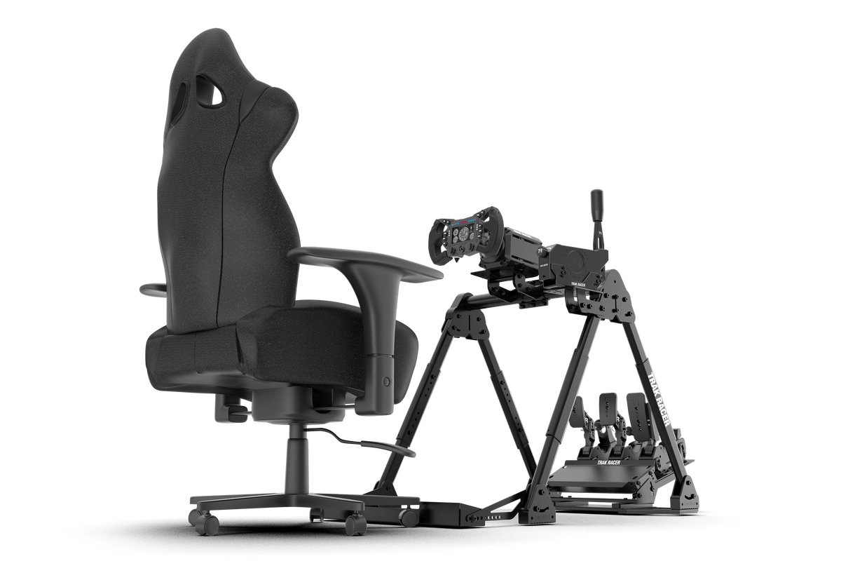NexusRig Fold Wheel Stand – Foldable Steel Racing Wheel Stand for Direct Drive, Office Chair Ready – NexusRig Fold foldable steel racing wheel stand – photo 8 of 14