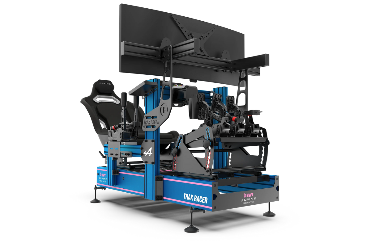 NexusRig Formula Hybrid (Blue Edition) – 160 mm Aluminium Formula & GT Sim Rig with Accessories – NexusRig Formula Hybrid blue aluminium formula and GT sim rig – photo 1 of 13