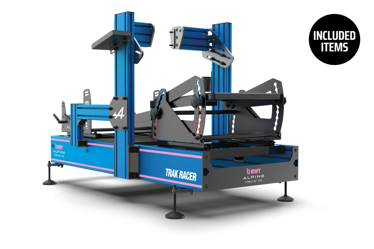 NexusRig Formula Hybrid (Blue Edition) – 160 mm Aluminium Formula & GT Sim Rig with Accessories – NexusRig Formula Hybrid blue aluminium formula and GT sim rig – photo 2 of 13