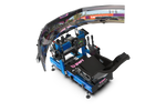 NexusRig Formula Hybrid (Blue Edition) – 160 mm Aluminium Formula & GT Sim Rig with Accessories – NexusRig Formula Hybrid blue aluminium formula and GT sim rig – photo 5 of 13