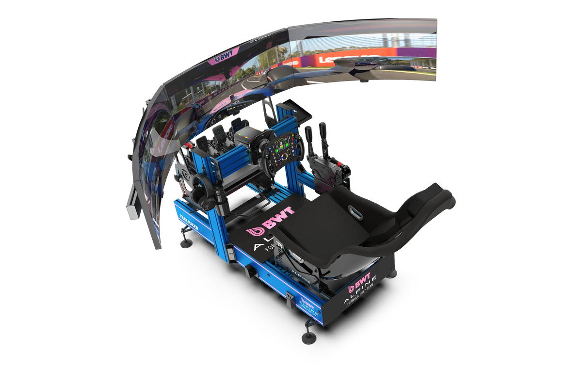 NexusRig Formula Hybrid (Blue Edition) – 160 mm Aluminium Formula & GT Sim Rig with Accessories – NexusRig Formula Hybrid blue aluminium formula and GT sim rig – photo 5 of 13