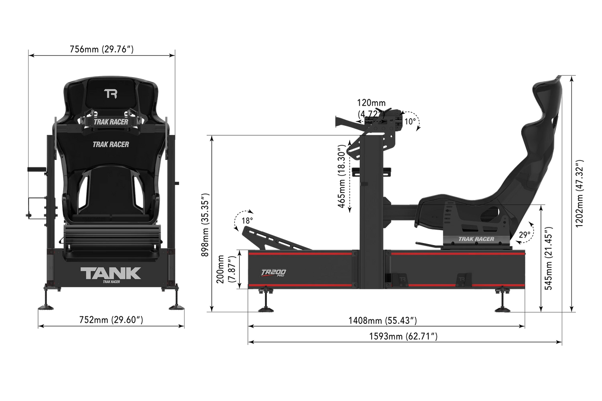NexusRig Fortress – 200x40 mm Aluminium Sim Rig, No Torque Limit, Reversible Profile – NexusRig Fortress 200x40 mm aluminium profile sim rig – photo 6 of 6