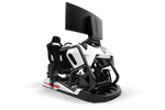 NexusRig GT Hybrid – Designer GT & Formula Racing Simulator, Tubular Steel, White, Yellow or Black – NexusRig GT Hybrid designer GT sim rig with sculpted panels – photo 1 of 11