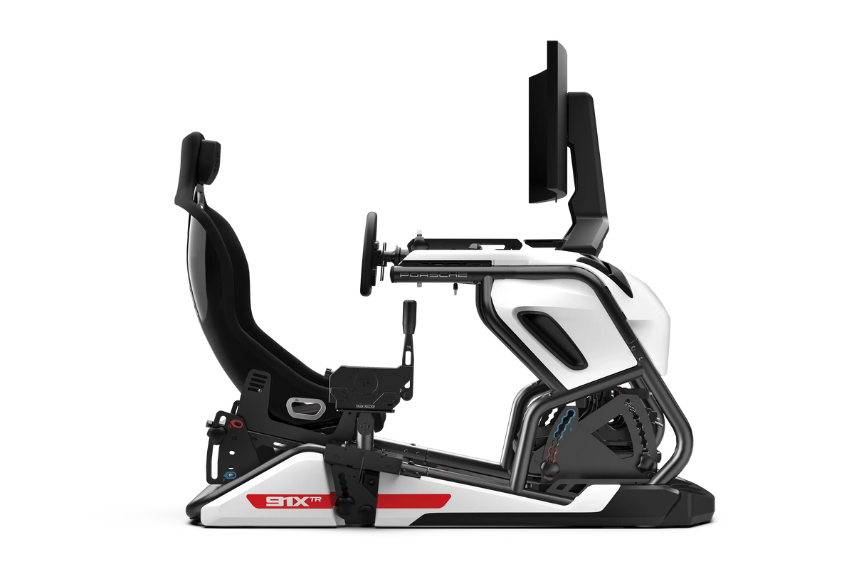 NexusRig GT Hybrid – Designer GT & Formula Racing Simulator, Tubular Steel, White, Yellow or Black – NexusRig GT Hybrid designer GT sim rig with sculpted panels – photo 4 of 11