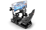 NexusRig Sprint – 80x40 Aluminium Sim Racing Cockpit with Formula & GT Hybrid Pedal Plate – NexusRig Sprint 80x40 aluminium sim racing cockpit – photo 4 of 7